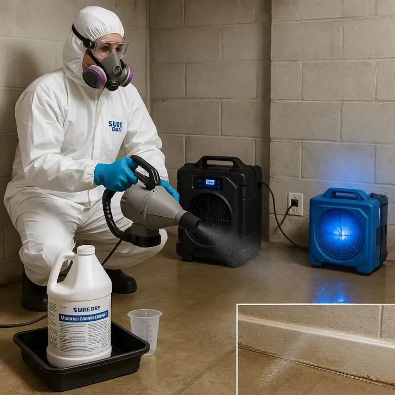 Sanitization and Odor Removal process in Redland, TX