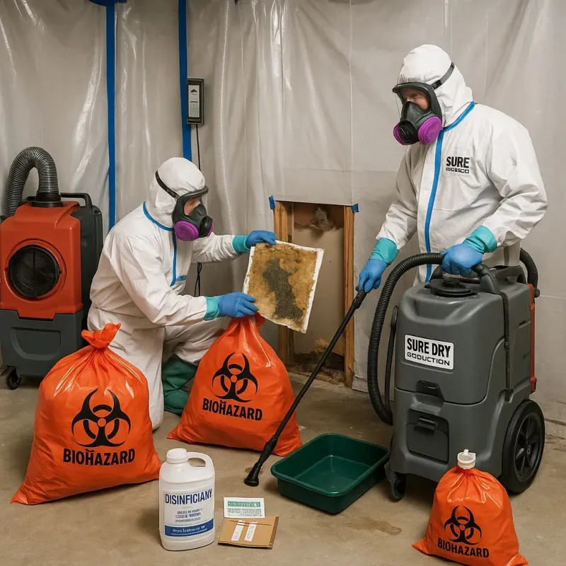 Contaminated Water Handling Protocols process in Redland, TX